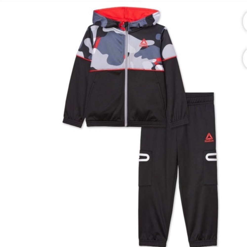 Reebok Boys 4T Hooded Jogger Set